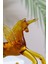 Unicorn Tek Boynuzlu At Cam Dekoratif Cam Biblo - Amber 2