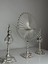 3 'lü Lüks ve Şık Silver Spiral Set Masa Dekoru - Modern Tasarımlı Dekoratif Aksesuar, Ev ve Ofis 5