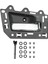 2 Adet Ön Sol ve Sağ Iç Iç Kapı Kolu Seti 2005-2011 Jeep Grand Cherokee Için Gri ve Krom (Yurt Dışından) 3