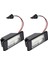 2 Adet Araba 18LEDS Plaka Işıkları Plastik Nissan Qashqai X-Trail Juke Primera Parlak LED Numarası Plaka Işığı (Yurt Dışından) 1