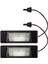 2 Adet Araba 18LEDS Plaka Işıkları Plastik Nissan Qashqai X-Trail Juke Primera Parlak LED Numarası Plaka Işığı (Yurt Dışından) 2