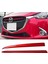 Araba Ön Izgara Izgara Kapağı Trim Kalıplama Mazda 2 Demio 2015-2017 Dj Dl Mazda2 Hatchback Sedan Styling Kırmızı (Yurt Dışından) 3