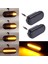 Araba Dinamik Su Işık LED Foliate Dönüş Sinyali Volkswagen Bora Golf 3 4 Passat 3bg Polo Sb6 Siyah (Yurt Dışından) 3