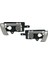 Sol + Sağ Yan Iç Iç Kapı Kolu 2007-2012 Hyundai Santa Fe Için Gri Düğmeli 82610-2B010 82620-2B010 (Yurt Dışından) 1