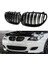 Ön Tampon Kaput Böbrek Izgara Yedek Çift Çıta Spor Izgaralar Bmw 5 Serisi E60 E61 2003-2009 (Mat Siyah) (Yurt Dışından) 2