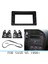 Saab 9-5 2005-2011 Için Araba Stereo Radyo Fasya Dash Panel 2 Din Çerçeve Trim Kiti (Yurt Dışından) 2