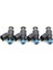 4x 96487553 Yakıt Enjektörü Chevrolet Aveo Aveo5 06-08 Pontiac Wave Wave5 1.6l (Yurt Dışından) 1