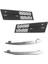 Ön Alt Tampon Izgara Kapağı Krom Trim Için Bmw F10 F11 F18 2010-2013 51117200699 51117200700 51117231859 1117231860 (Yurt Dışından) 1