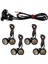 10 Adet 12V 23MM Çift Renkli Switchback 4014 Smd 12 LED Drl Kartal Göz Gündüz Işığı Araba Motor Dönüş Işıkları (Yurt Dışından) 2