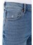 Straight Fit Düşük Bel Erkek Denim Jean Şort 5