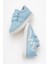 Kız Çocuk Mavi Simli Sneaker Ayakkabı 4