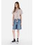 Regular Fit Yüksel Bel Kadın Denim Jean Şort 1