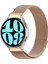 Galaxy Watch 6 40MM Uyumlu Krd-01 Metal Kordon Zore - Gold 5