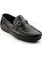 Siyah Leather Erkek Loafer Ayakkabı E01323200040 2