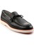 Siyah Leather Erkek Loafer Ayakkabı E01054182440 2