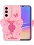 Galaxy A05S Kılıf Kamera Korumalı Figür Tasarımlı Kapya Kapak-Pembe Açık 1