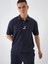 Erkek Lacivert Regular Fit Pamuklu Polo Yaka Tişört 1