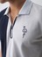 Erkek Beyaz Regular Fit Pamuklu Polo Yaka Tişört 3
