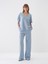 Mavi Oversize Pamuklu Sweat Pantolon 2