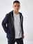 Lacivert Slim Fit Pamuklu Sweatmont 1