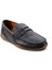 Lacivert Leather Erkek Loafer Ayakkabı E01547008143 2