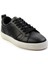 Siyah Leather Erkek Sneaker E01442500643 2