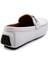 Beyaz Leather Erkek Loafer Ayakkabı E01547007540 3