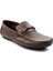 Kahve Baskılı Leather Erkek Loafer Ayakkabı E01623202003 2