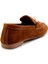 Taba Süet Deri Kadın Loafer Ayakkabı K01763071002 3
