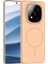 Redmi Note 14 Pro Plus Kılıf Magsafe Şarj Özellikli Ruby Silikon Kapak - Desert Titanyum 1