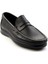 Siyah Leather Erkek Loafer Ayakkabı E01323202040 2
