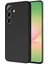 Samsung Galaxy A56 ile Uyumlu Kapak Içi Kadife Kamera Korumalı Lansman Silikon Kılıf - Siyah 1
