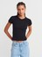 31673 V Yaka T-Shirt-Siyah 1