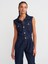 71804 Kolsuz Uzun Denim Tulum-Lacivert 3