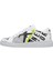 Kadın Vegan Deri Beyaz Sneakers - New York Ticket Tasarım 4
