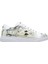 Kadın Vegan Deri Beyaz Sneakers - Hartley's Flower Tasarım 4