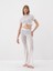 Kadın Beyaz Slim Fit Pantolon 2