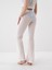 Kadın Beyaz Slim Fit Pantolon 4