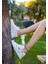 Kadın Vegan Deri Beyaz Sneakers - I Woof You Tasarım 2