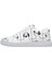 Kadın Vegan Deri Beyaz Sneakers - I Woof You Tasarım 4