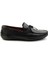 Siyah Leather Erkek Loafer Ayakkabı E01082020143 1