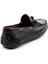 Siyah Leather Erkek Loafer Ayakkabı E01082020143 3
