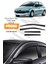Peugeot 206 1998-2008 Arası Kromlu Cam Rüzgarlığı 4'lü A+ Plus 1