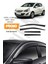Opel Corsa D 2007-2014 Arası Kromlu Cam Rüzgarlığı 4'lü A+ Plus 1
