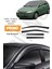 Opel Corsa C 2001-2006 Arası Kromlu Cam Rüzgarlığı 4'lü A+ Plus 1