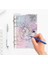 Mekanizmalı Simli ve Sulu Kapaklı Desenli Defter 5