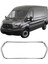 Ford Transit Uyumlu 2019 ve Üzeri Krom Ön Panjur Çerçevesi 4 Parça Paslanmaz Çelik 2