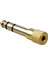 Kulaklık Adaptörü Stereo Altın Fiş 1/4" (6,3 Mm) Erkek - 1/8" (3,5 Mm) Dişi (Yurt Dışından) 4
