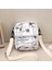 Yeni Moda Naylon Omuz Çantası Kadın Çantası 2023 Yaz Sevimli Karikatür Desen Mini Yüz Crossbody Çanta (Yurt Dışından) 1