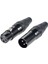 15 Pairs Xlr Dmx 3 Pin Mikrofon Ses Kabloları Fiş Konnektörleri Xlr Fişler Erkek Dişi Mıc Yılan Fiş Kablo Konnektörleri (Yurt Dışından) 2
